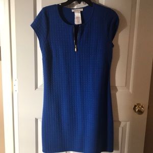 Gorgeous blue shift dress!